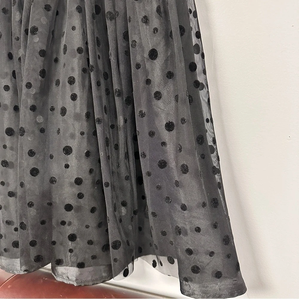 D-Signed by Disney Super Cute Girls sparkly sequined black  dress , M (10 / 12)